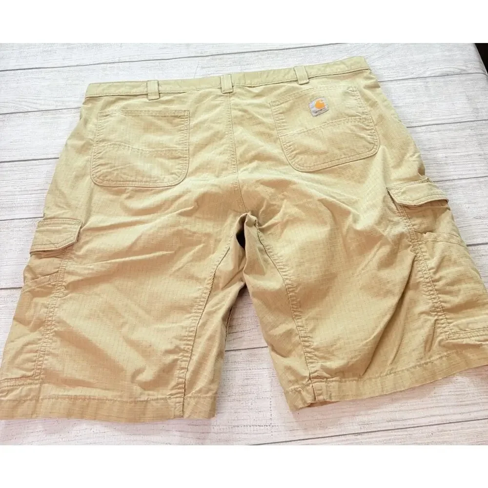 Carhartt Force Broxton Cargo Short Relaxed Fit Ripstop Tan 103543-253 Size 42